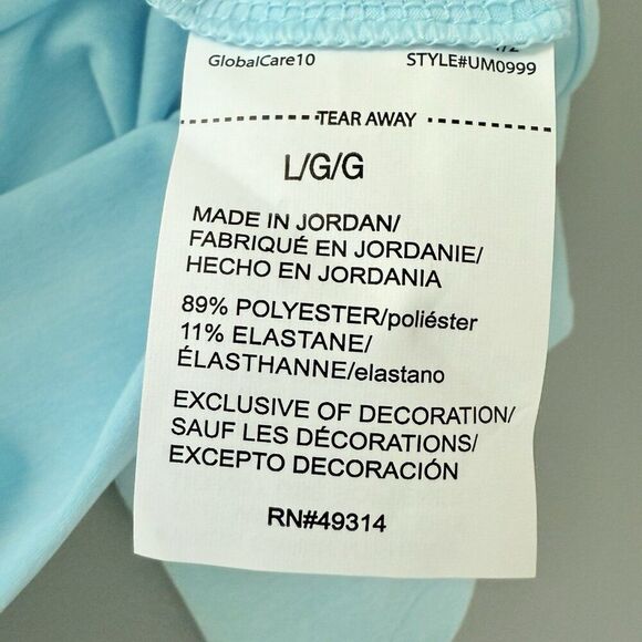 Under Armour TPC Twin Cities Aqua Blue Golf Polo Mens Size Large NWT - Picture 6 of 10